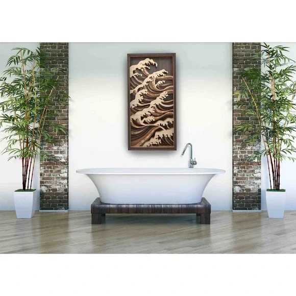 置物 Ocean Waves Huge machine captures energy from ocean waves - The Brighter Side